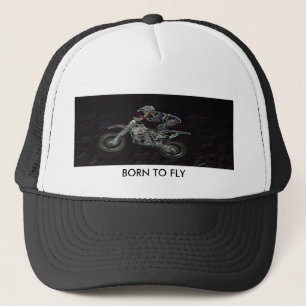BORN TO FLY TRUCKER HAT