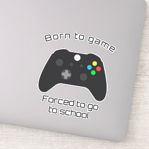 Born to Game Decal with XBox Controller