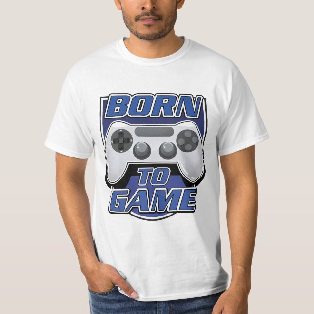 Born To Game Logo T-Shirt (Front)