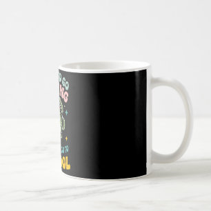 Born to go fishing forced to school funny kids coffee mug