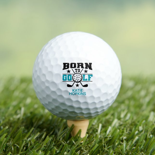 Born To Golf Golf Balls (Insitu Tee)