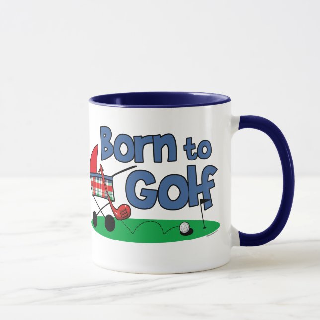 Born To Golf Mug (Right)