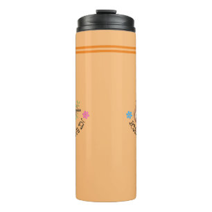 Born To Hang In Funny Hanging Sloth Template Thermal Tumbler