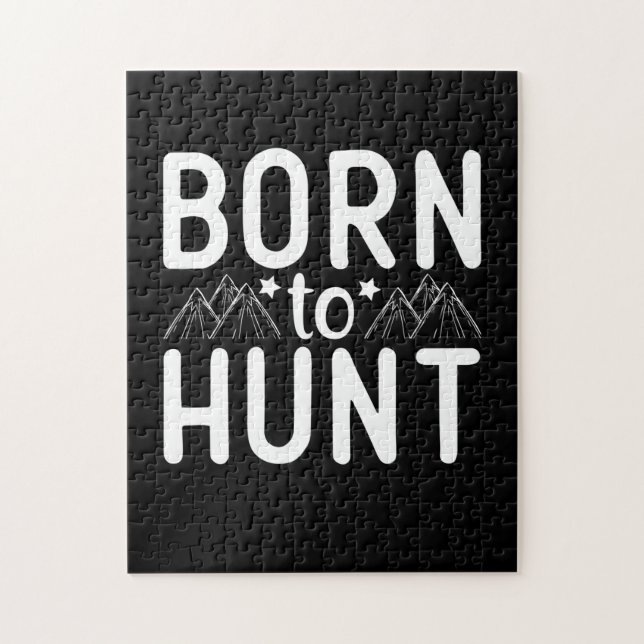 Born To Hunt Jigsaw Puzzle (Vertical)