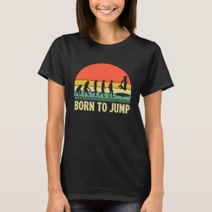 Born to jump Trampoline Jumping Trampoline Gymnast T-Shirt