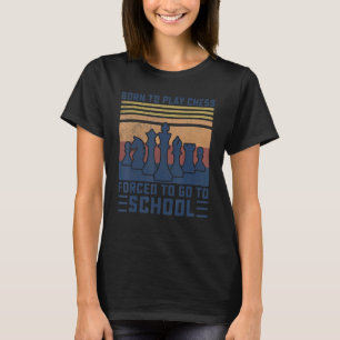 Born To Play Chess Vintage Chess Boys Girls Kids T-Shirt