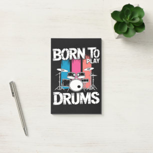 Born To Play Drums Post-it Notes