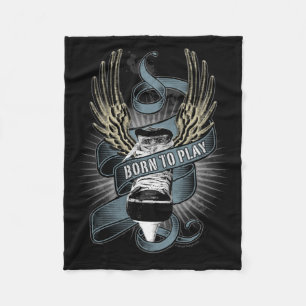 Born To Play II Fleece Blanket