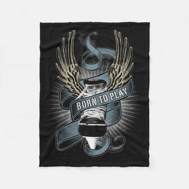 Born To Play II Fleece Blanket (Front)