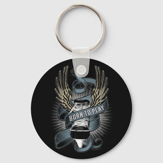 Born To Play II Key Ring (Front)