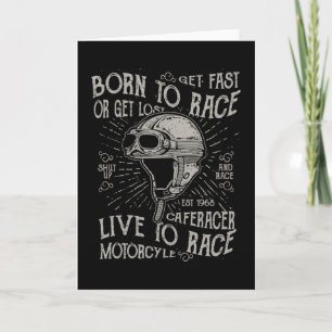 Born To Race Card