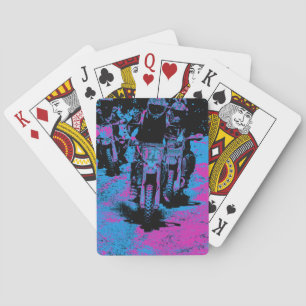 "Born to Race" Motocross Dirt-Bike Champion Racer Playing Cards