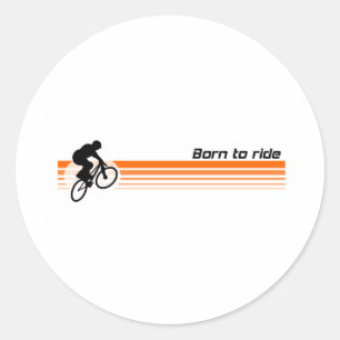 Born to ride - BMX Classic Round Sticker
