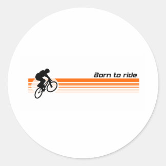 Born to ride - BMX Classic Round Sticker