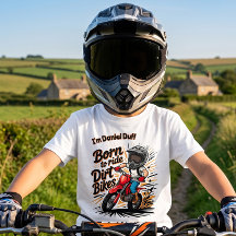 "Born to Ride Dirt Bikes" Boys Motocross T-Shirt