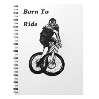 Born to ride  Gift christmas present Notebook