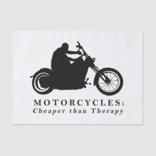 Born to Ride Graphic Print Design Tissue Paper