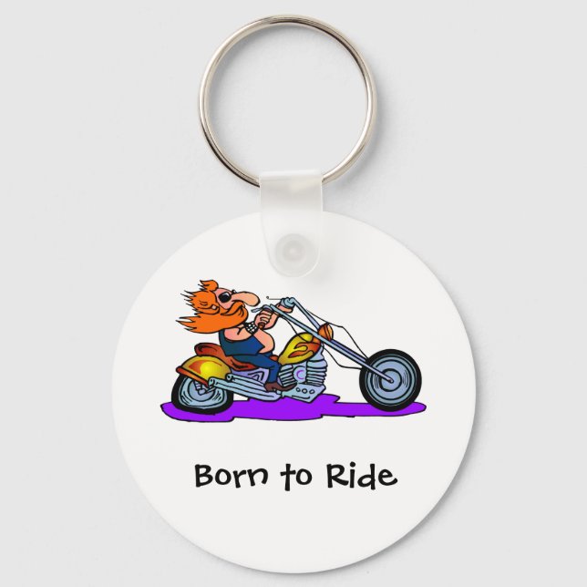 Born to Ride Key Ring (Front)