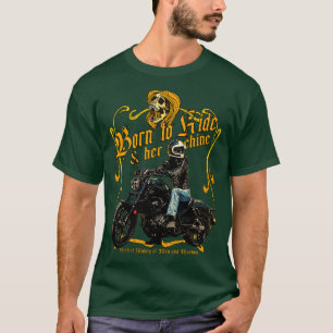 Born to Ride motorcycle T-Shirt