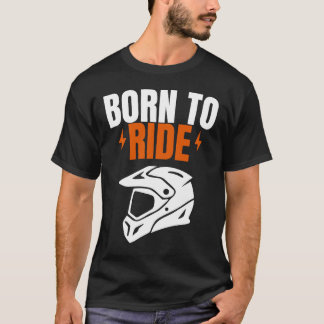Born to Ride Motorcycle T-Shirt – Custom Name Grap