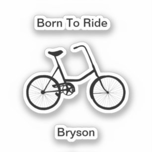 Born To Ride Personalised Bicycle 