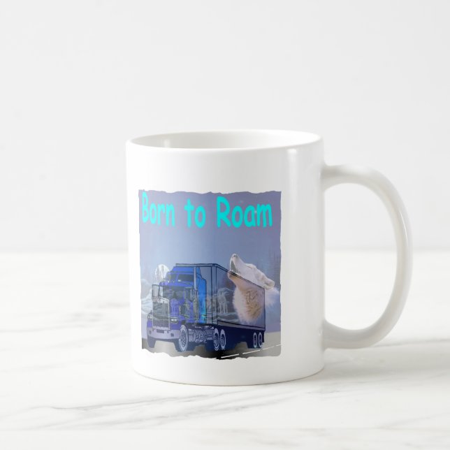 Born to roam coffee mug (Right)