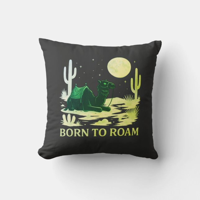 Born to Roam Cushion (Front)