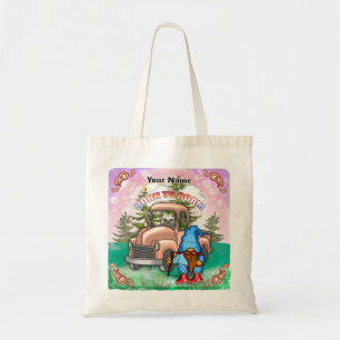 Born to Roam gnome Tote Bag
