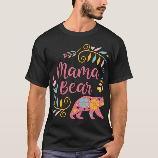 Born to Roam with Bears – Adventure  T-Shirt (Front)