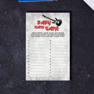 Born to Rock - Baby Name Game