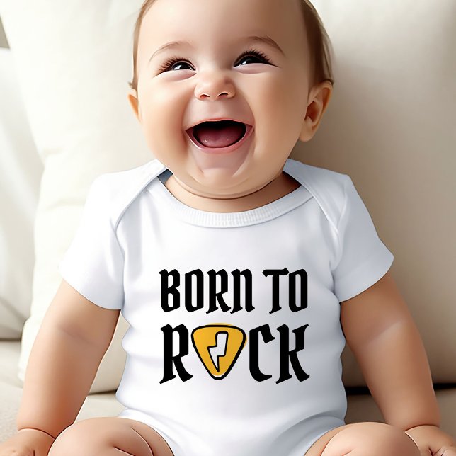 Born to Rock Cool Baby Bodysuit (Born to Rock cool baby bodysuit)