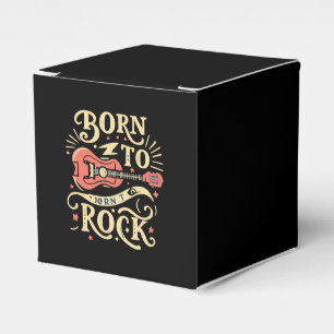 Born to Rock Electric Guitar Favour Box