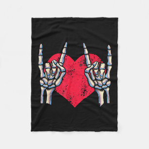 Born To Rock Lets Rock Vintage Retro Rock&roll Fleece Blanket