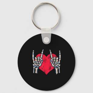 Born To Rock Lets Rock Vintage Retro Rock&amp;roll Key Ring
