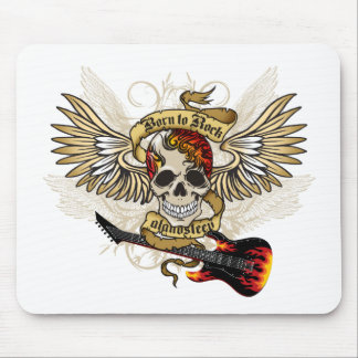 born to rock mouse mat