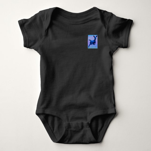 Born to Run Baby Bodysuit (Front)