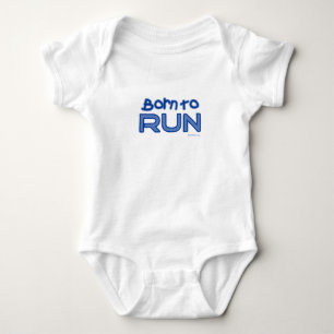 Born to Run - Blue Baby Bodysuit