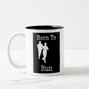 Born to Run Two-Tone Coffee Mug