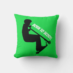 Born to Scoot - Stunt Scooter Rider  Cushion