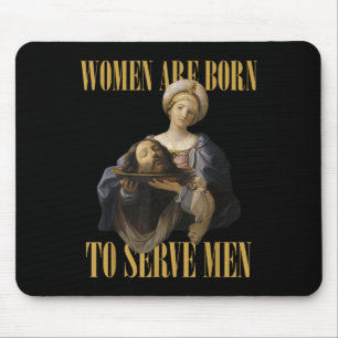 Born To Serve Men Christian Boss Girl Motivational Mouse Mat
