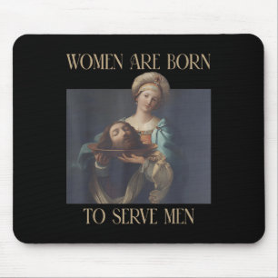 Born To Serve Men Funny Boss Girl Motivational  Mouse Mat
