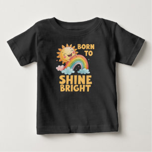 Born to Shine Bright Kids Baby T-Shirt