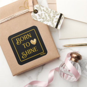 Born to Shine Stickers by Poet Adiela Akoo