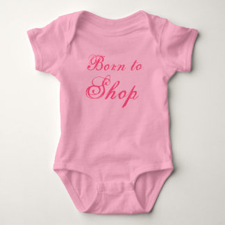 Born to Shop Baby Bodysuit