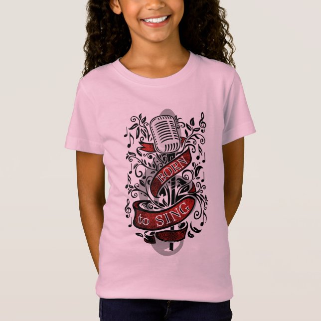 Born To Sing t-shirts (Front)