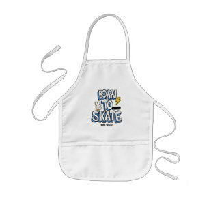Born to Skate Ride to Live Kids Apron
