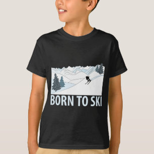 Born to Ski Winter Sports T-Shirt