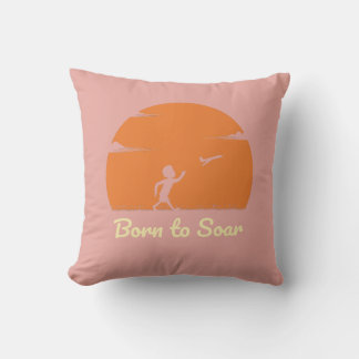 Born to Soar – Inspirational Silhouette  Cushion