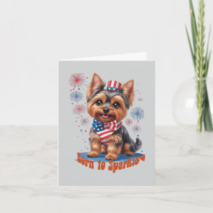 Born to Sparkle – Cute 4th of July Party Invitatio Invitation