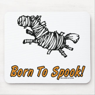 Born To Spook Halloween Horse! Mouse Mat